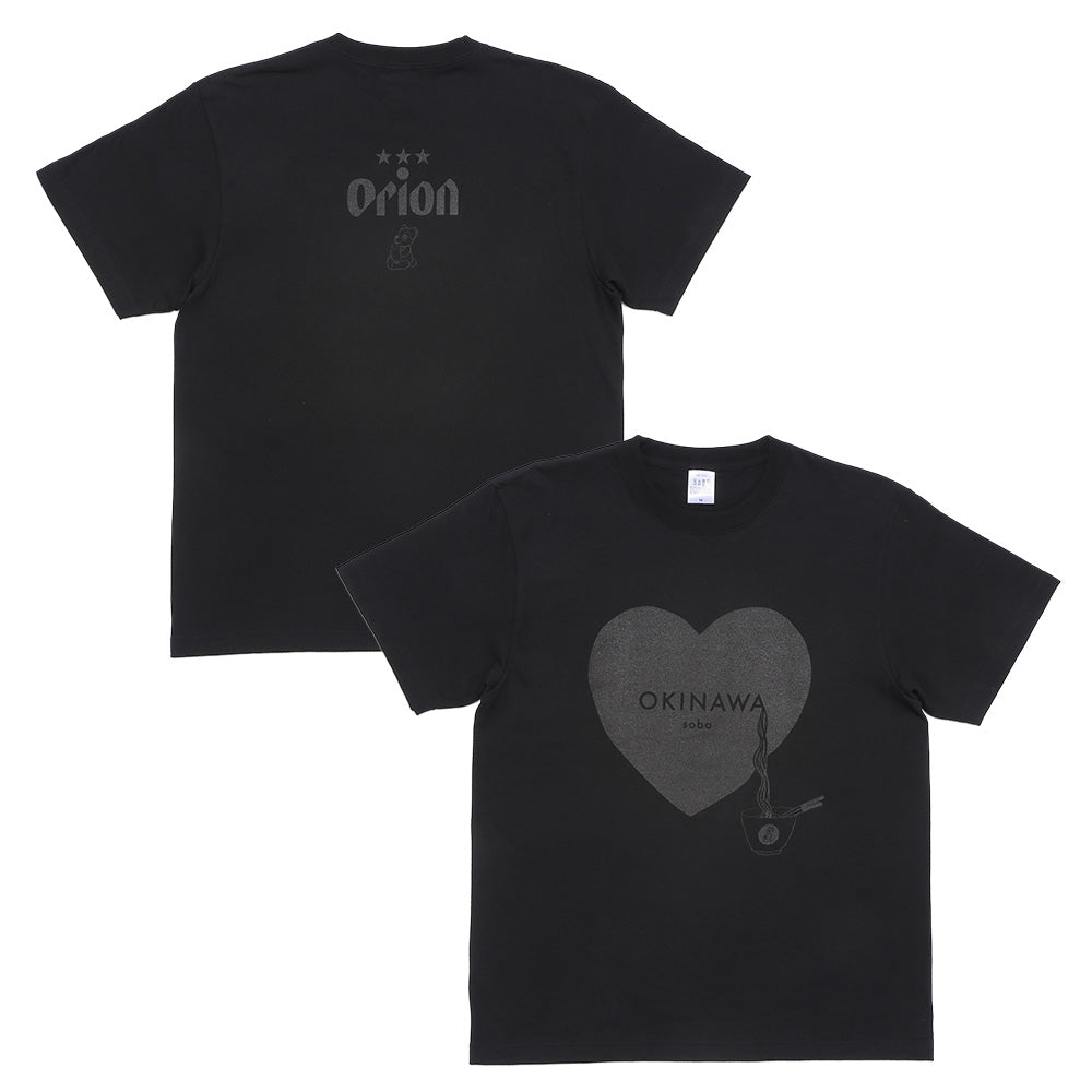 ORION×BOKU WA KUMA コラボ Orion OKINAWA Soba Tシャツ（ブラック