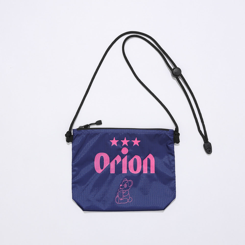 ORION×BOKU WA KUMA  コラボ Orion×KUMA　サコッシュ （ネイビー×ピンク）