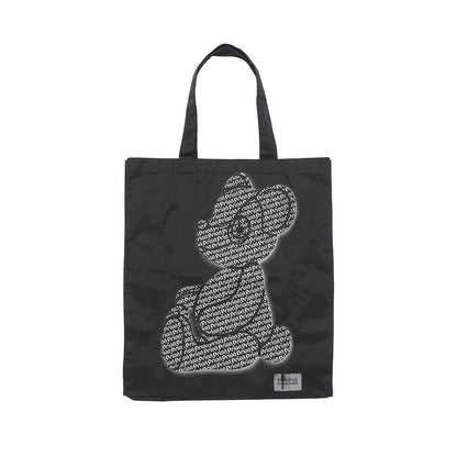 ORION×BOKU WA KUMA コラボ Orion Monogram KUMAトートバッグ（ブラック×シルバー）