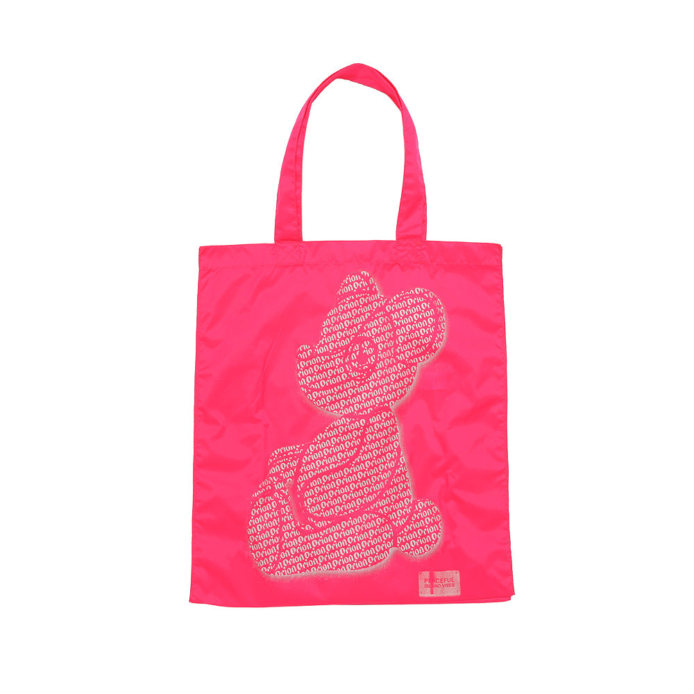 ORION×BOKU WA KUMA  コラボ Orion Monogram KUMAトートバッグ（ピンク×シルバー）
