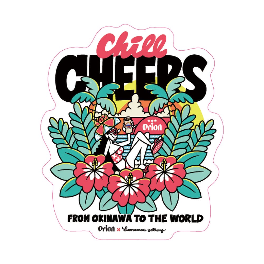 LOOSEMAN GALLERY×ORION CHEERS ステッカー