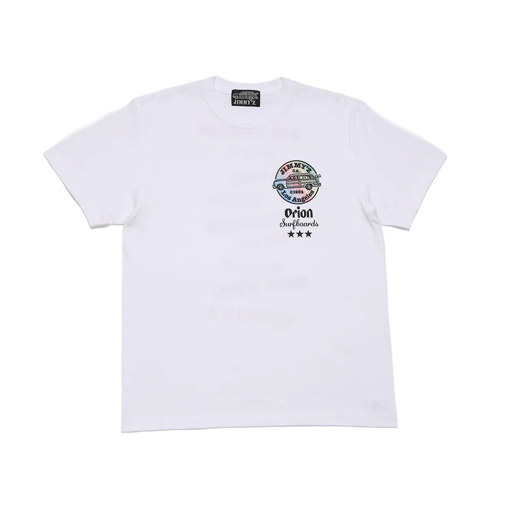 ORION×JIMMY'Z CITY TEE　WHITE
