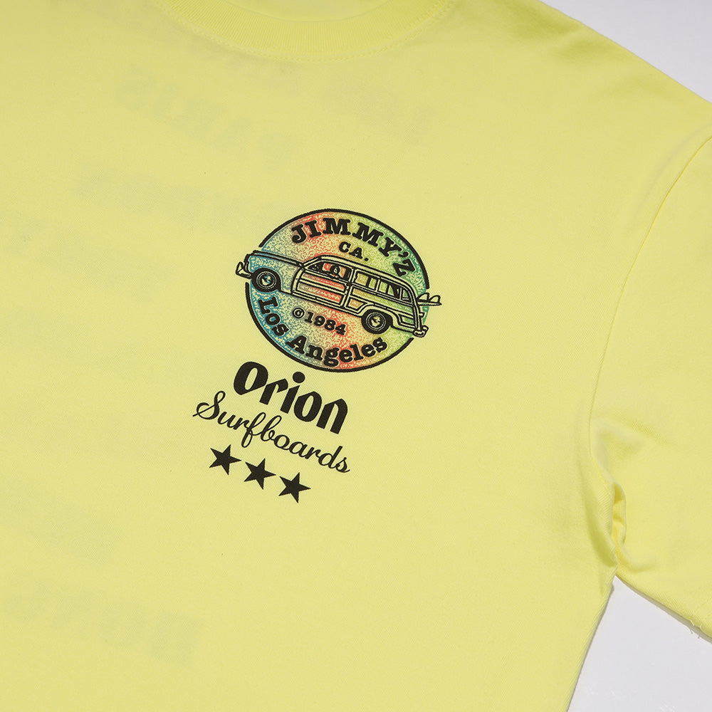 ORION×JIMMY'Z CITY TEE L.YELLOW オリオン orion JIMMY'Z コラボ T