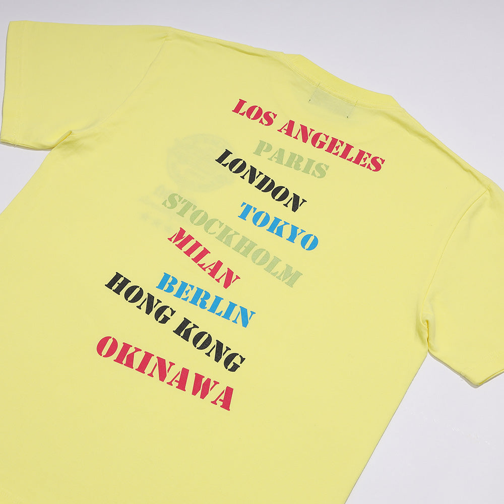 JIMMY'Zジミーズクリスチャンホソイ野村Tシャツ ORION×JIMMY'Z CITY TEE L.YELLOW オリオン orion JIMMY'Z コラボ T