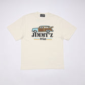 ORION×JIMMY'Z CAR TEE　FADE WHITE