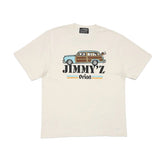 ORION×JIMMY'Z CAR TEE　FADE WHITE