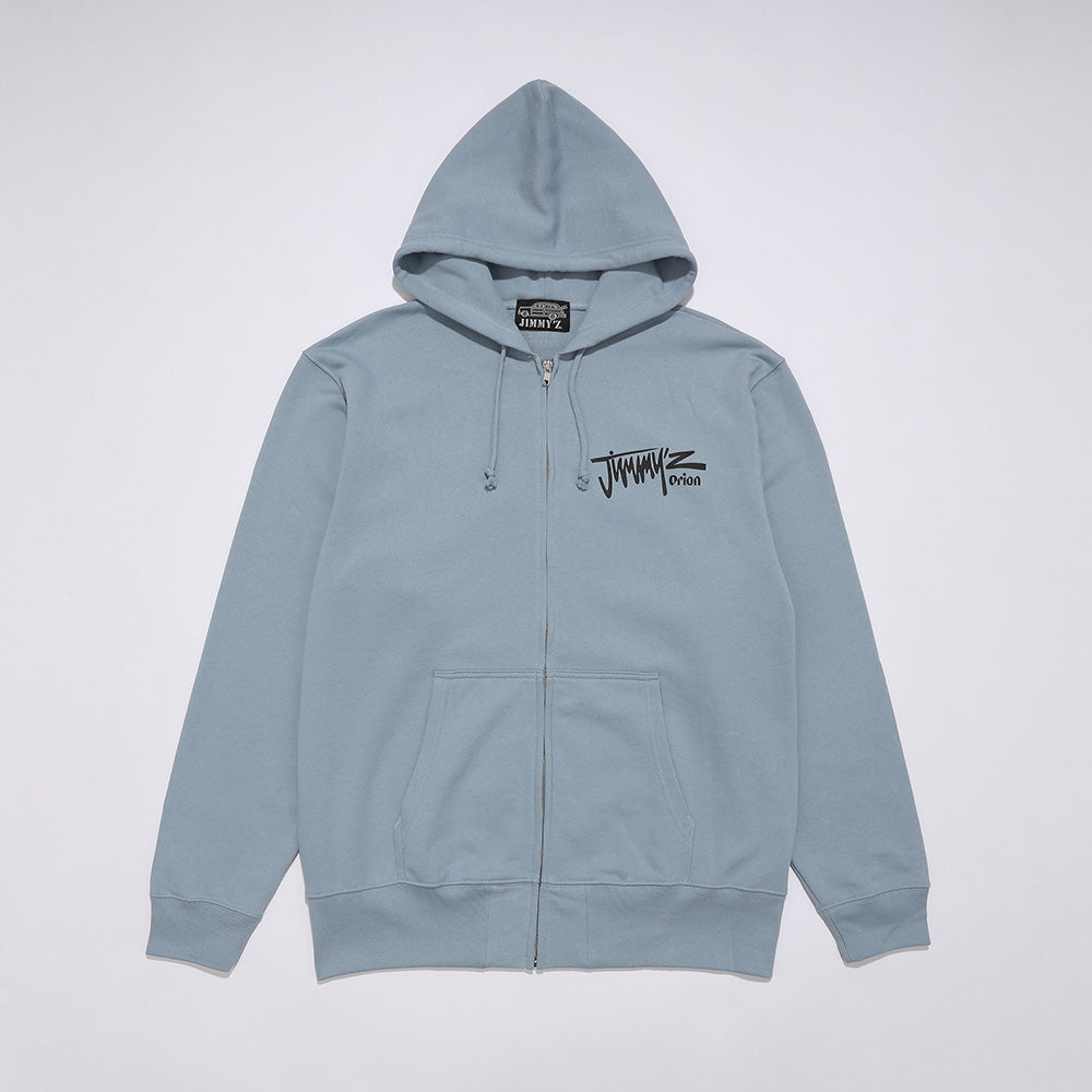 ORION×JIMMY'Z CAR ジップパーカー ACID BLUE オリオン orion JIMMY'Z