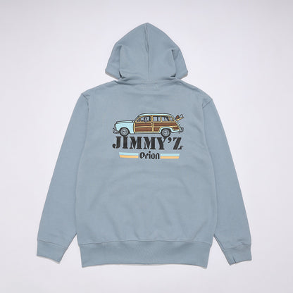 ORION×JIMMY'Z CAR ジップパーカー　ACID BLUE