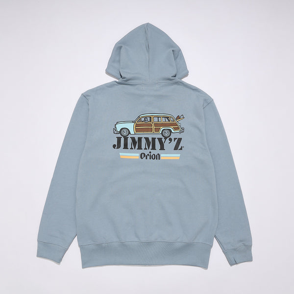 ORION×JIMMY'Z CAR ジップパーカー　ACID BLUE