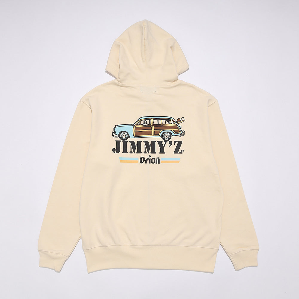 ORION×JIMMY'Z CAR ジップパーカー　NATURAL