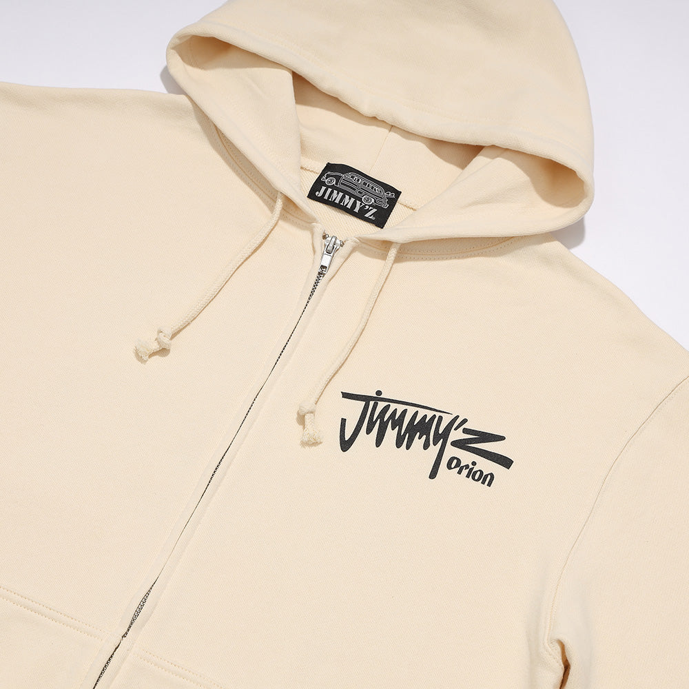 ORION×JIMMY'Z CAR ジップパーカー NATURAL オリオン orion JIMMY'Z