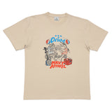 タイガー＆シャーク乾杯Tシャツ 【ORION×NAVY APPAREL】（カラー：ベージュ）