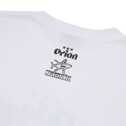 タイガー＆シャーク乾杯Tシャツ 【ORION×NAVY APPAREL】（カラー：ホワイト）