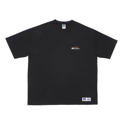 Orion×russellビッグロゴTシャツ（ブラック）