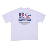 Orion×russellビッグロゴTシャツ（ホワイト）