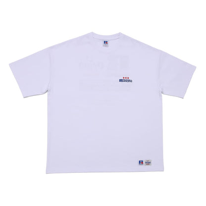 Orion×russellビッグロゴTシャツ（ホワイト）