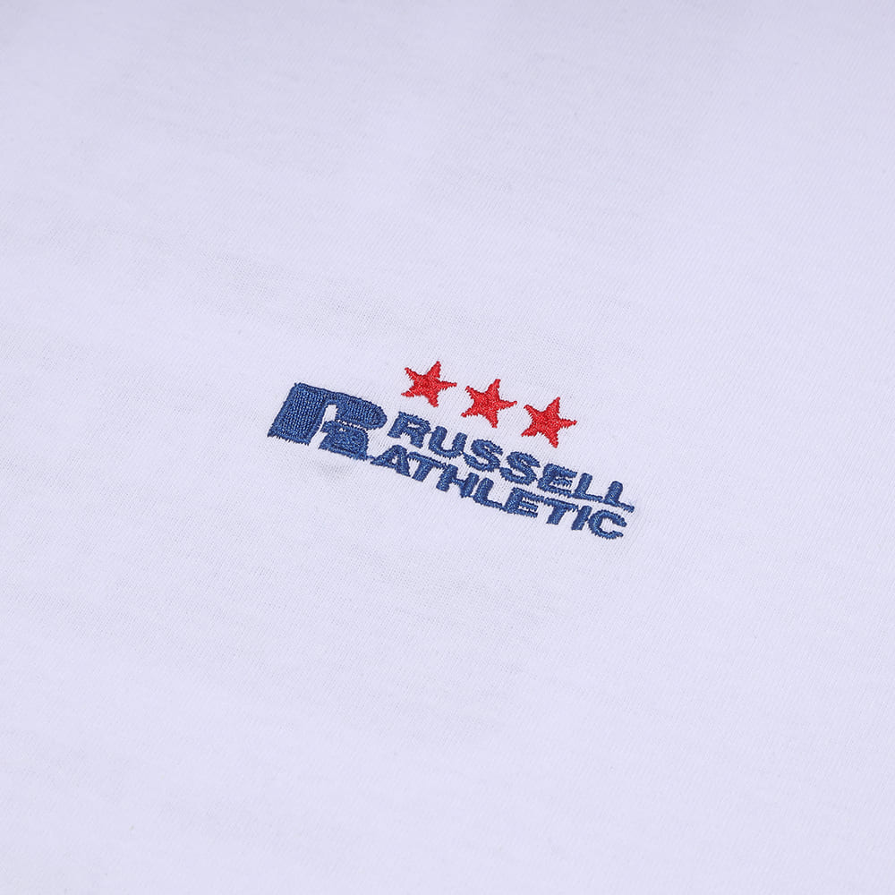 Orion×russellビッグロゴTシャツ（ホワイト）