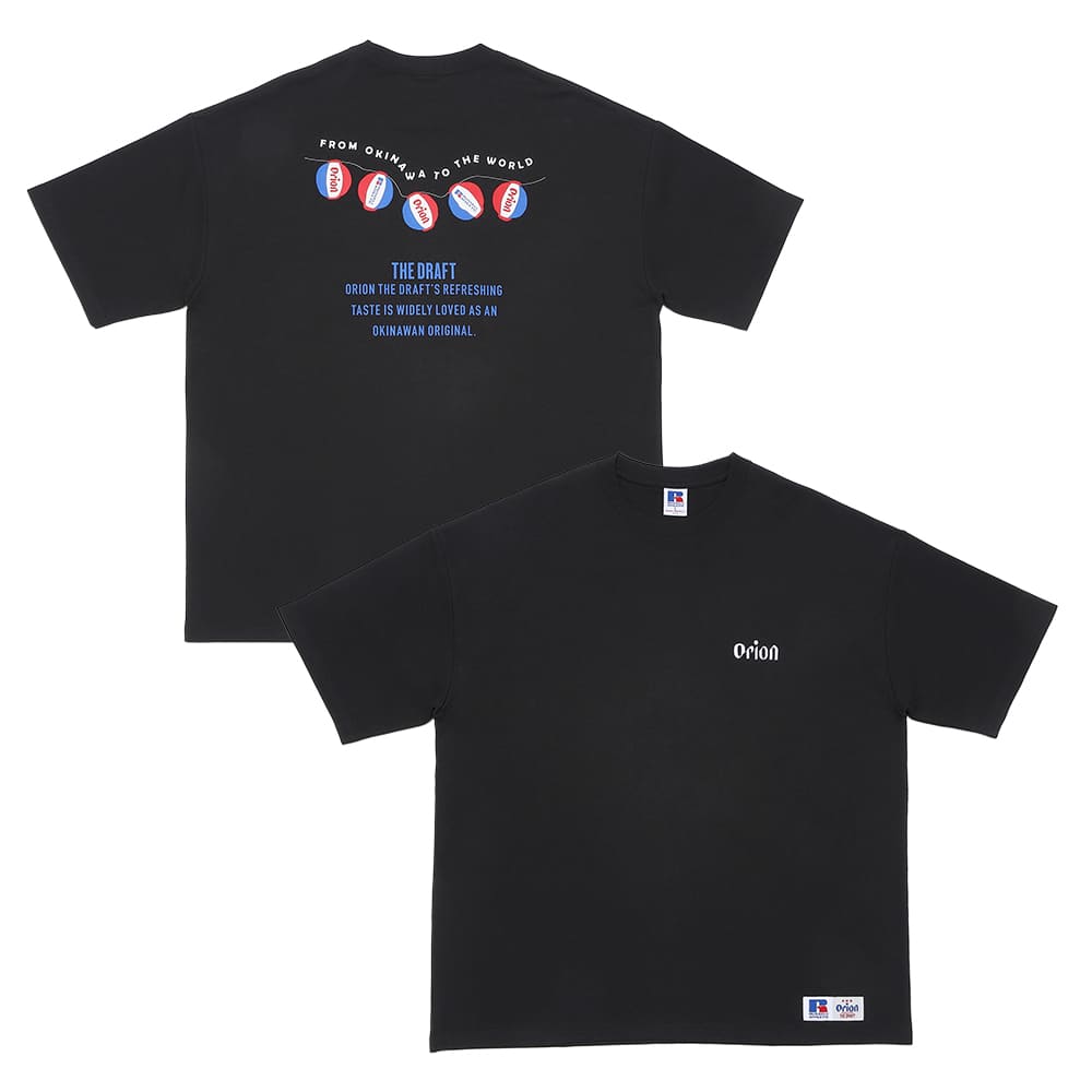 Orion×russell提灯Tシャツ（ブラック）