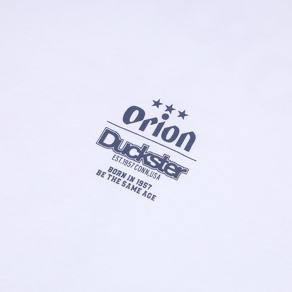 【Duckster × ORION】RELAXED FIT S/STEE（ハンモック） Tシャツ （カラー：ホワイト）