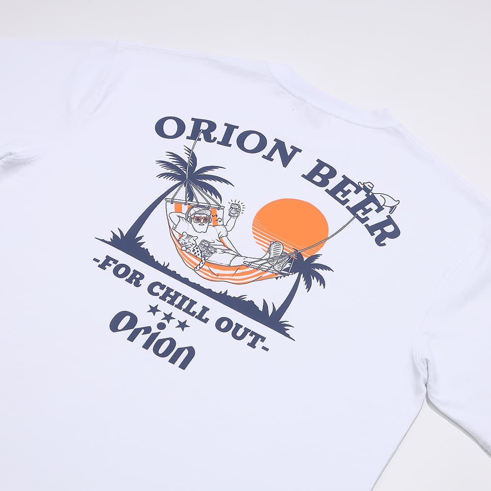 【Duckster × ORION】RELAXED FIT S/STEE（ハンモック） Tシャツ （カラー：ホワイト）