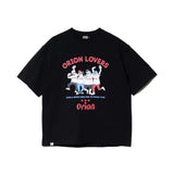 【Duckster × ORION】RELAXED FIT S/STEE（ORION LOVERS） Tシャツ （カラー：ブラック）