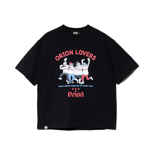 【Duckster × ORION】RELAXED FIT S/STEE（ORION LOVERS） Tシャツ （カラー：ブラック）