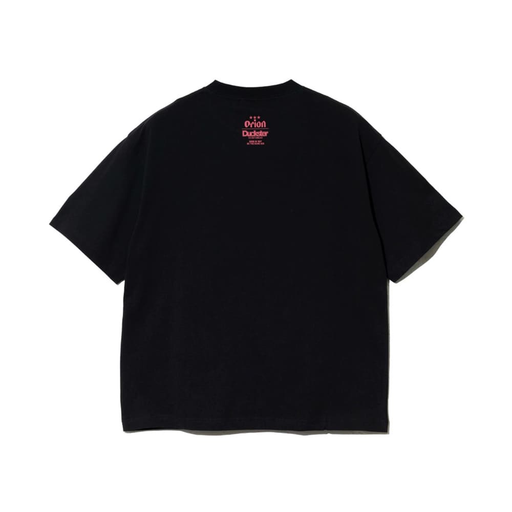 【Duckster × ORION】RELAXED FIT S/STEE（ORION LOVERS） Tシャツ （カラー：ブラック）