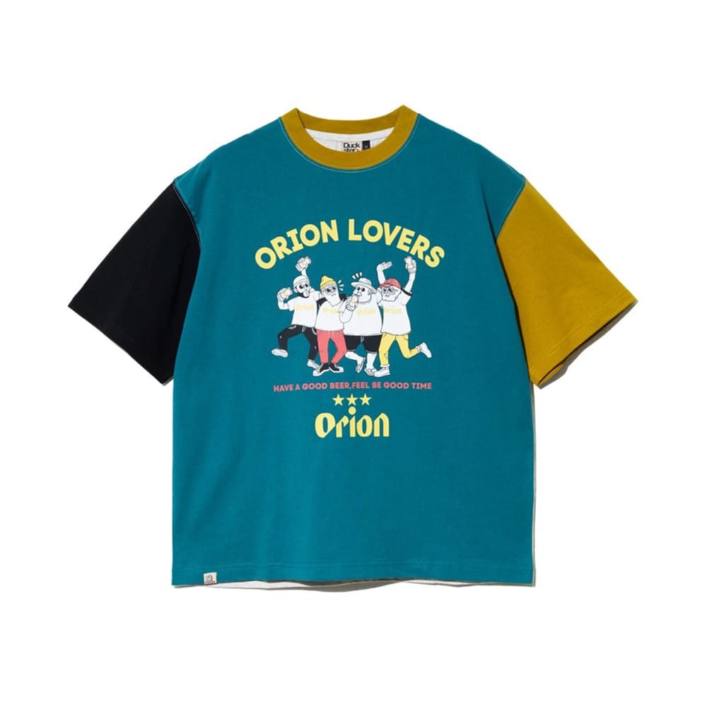 【Duckster × ORION】RELAXED FIT S/STEE（ORION LOVERS） Tシャツ （カラー：クレイジー）
