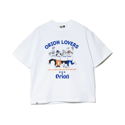 【Duckster × ORION】RELAXED FIT S/STEE（ORION LOVERS） Tシャツ （カラー：ホワイト）
