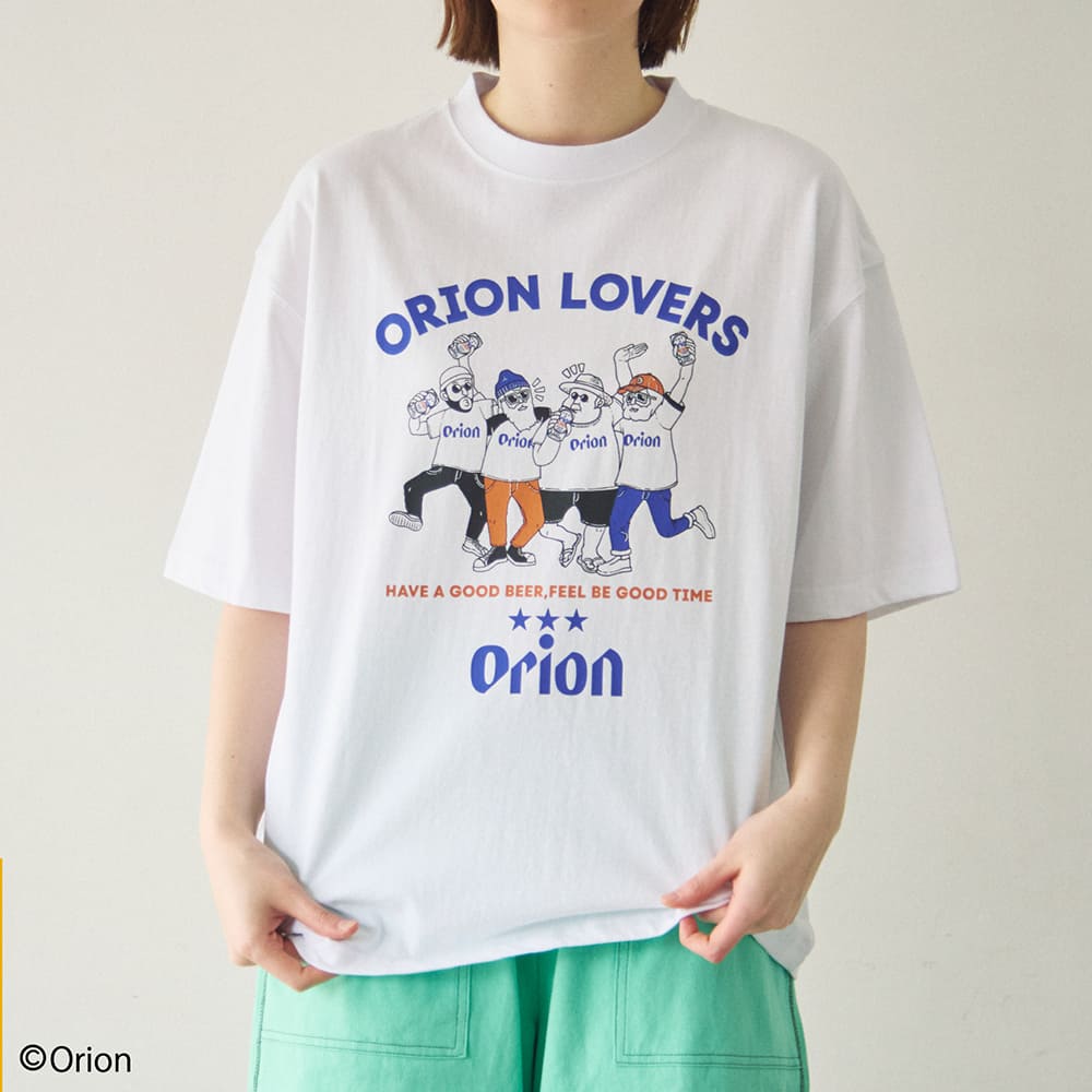 【Duckster × ORION】RELAXED FIT S/STEE（ORION LOVERS） Tシャツ （カラー：ホワイト）