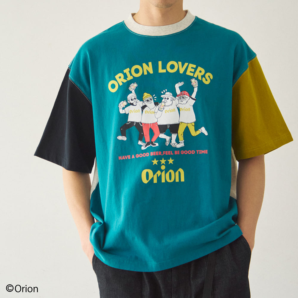 【Duckster × ORION】RELAXED FIT S/STEE（ORION LOVERS） Tシャツ （カラー：クレイジー）