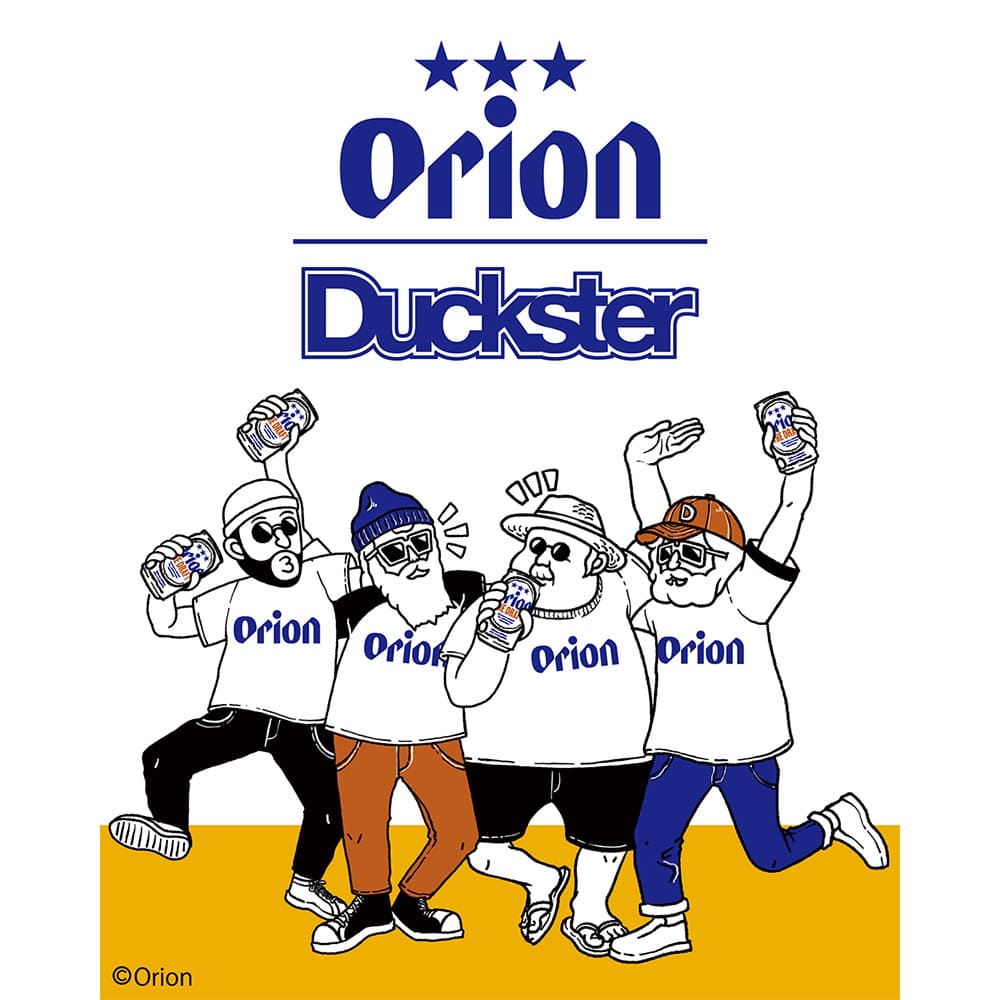 【Duckster × ORION】RELAXED FIT S/STEE（ORION LOVERS） Tシャツ （カラー：クレイジー）