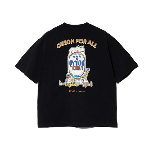 【Duckster × ORION】RELAXED FIT S/STEE（ORION FOR ALL） Tシャツ （カラー：ブラック）