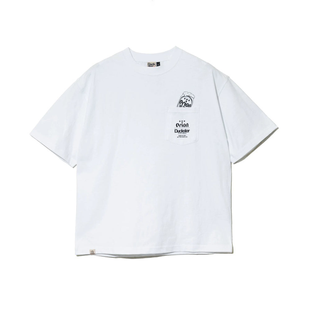 【Duckster × ORION】RELAXED FIT S/STEE（ORION FOR ALL） Tシャツ （カラー：ホワイト）