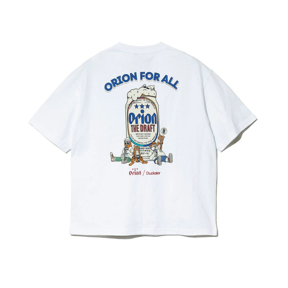 【Duckster × ORION】RELAXED FIT S/STEE（ORION FOR ALL） Tシャツ （カラー：ホワイト）
