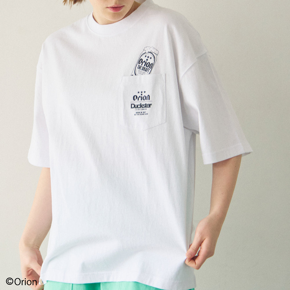 【Duckster × ORION】RELAXED FIT S/STEE（ORION FOR ALL） Tシャツ （カラー：ホワイト）