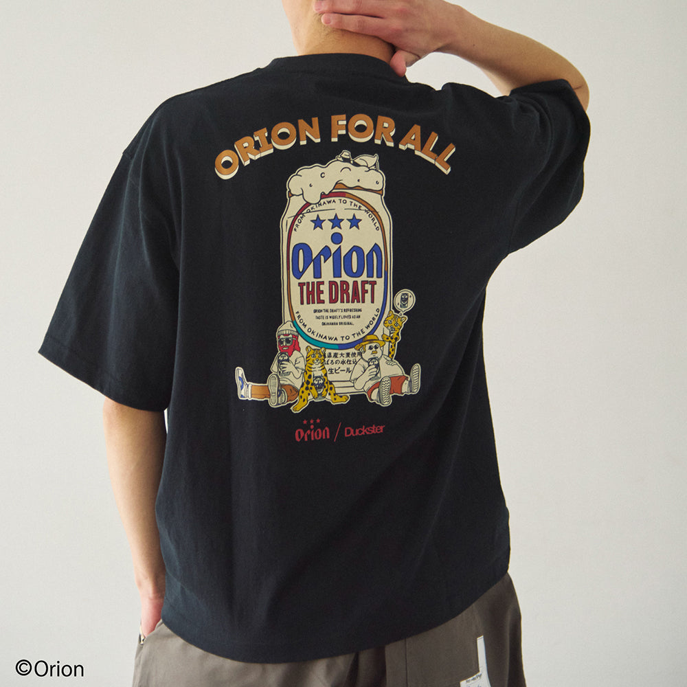 【Duckster × ORION】RELAXED FIT S/STEE（ORION FOR ALL） Tシャツ （カラー：ブラック）
