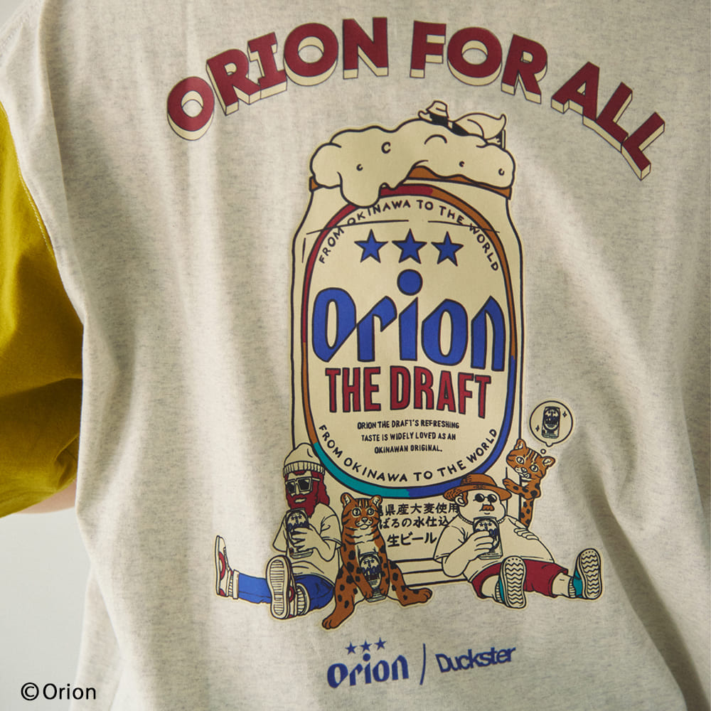 【Duckster × ORION】RELAXED FIT S/STEE（ORION FOR ALL） Tシャツ （カラー：クレイジー）