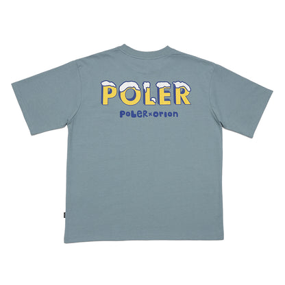 ORION×POLeR コラボ BEER Tシャツ（カラー：ブルー）
