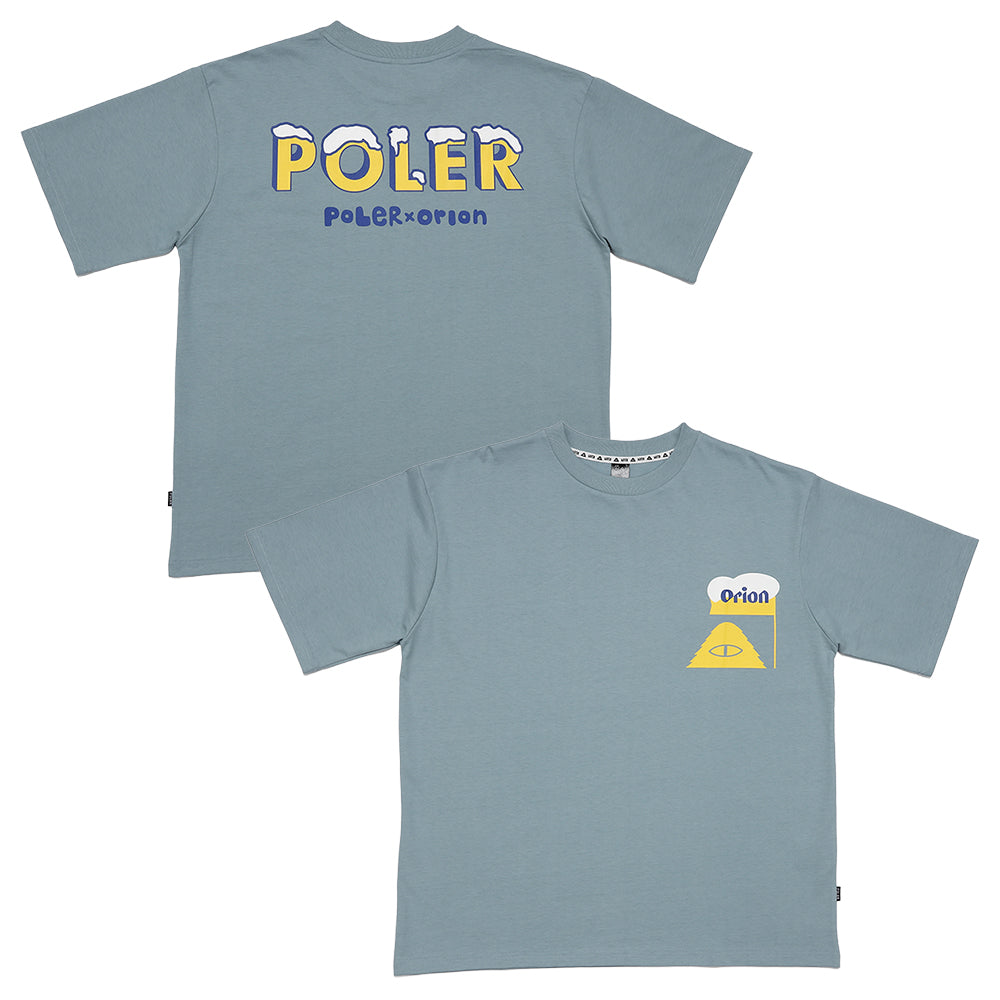 ORION×POLeR コラボ BEER Tシャツ（カラー：ブルー）