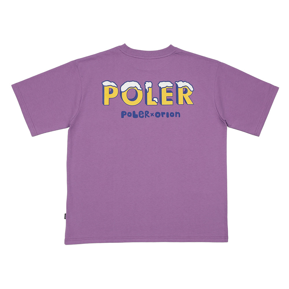 ORION×POLeR コラボ BEER Tシャツ（カラー：パープル）