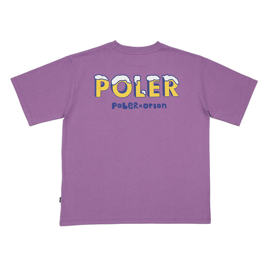 ORION×POLeR コラボ BEER Tシャツ（カラー：パープル）
