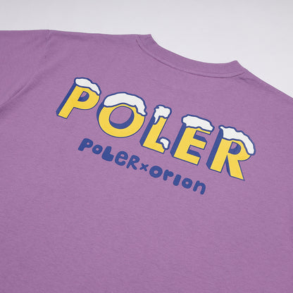 ORION×POLeR コラボ BEER Tシャツ（カラー：パープル）