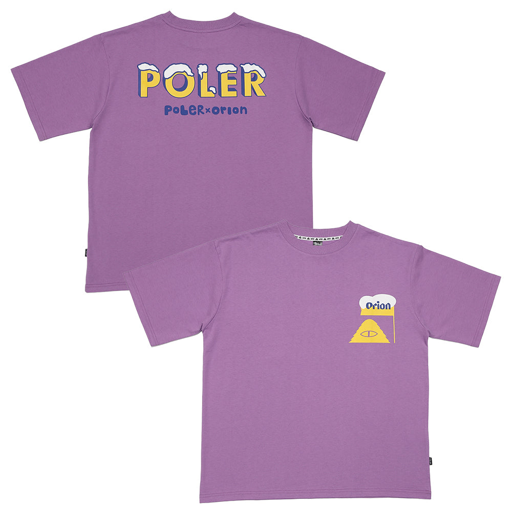 ORION×POLeR コラボ BEER Tシャツ（カラー：パープル）