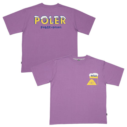ORION×POLeR コラボ BEER Tシャツ（カラー：パープル）