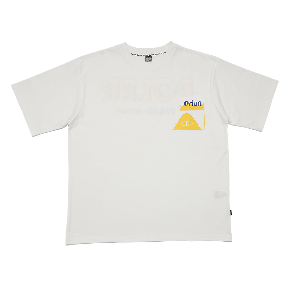 ORION×POLeR コラボ BEER Tシャツ（カラー：ホワイト） – オリオン