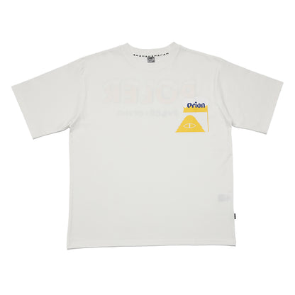 ORION×POLeR BEER　Tシャツホワイト