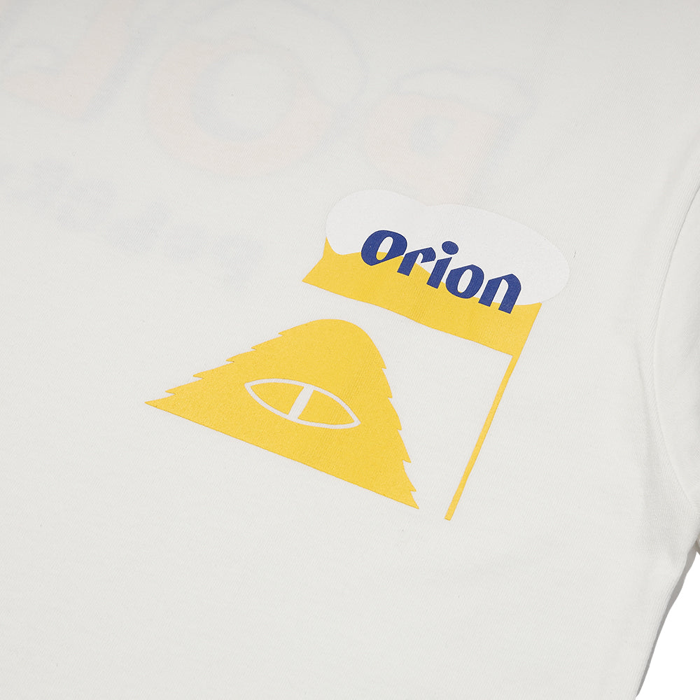 ORION×POLeR BEER　Tシャツホワイト