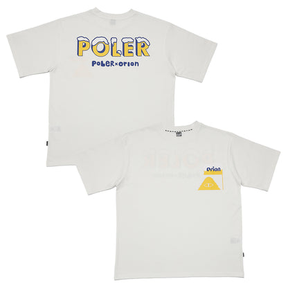 ORION×POLeR BEER　Tシャツホワイト
