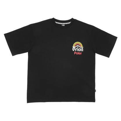 ORION×POLeR コラボ SUN Tシャツ（カラー：ブラック）